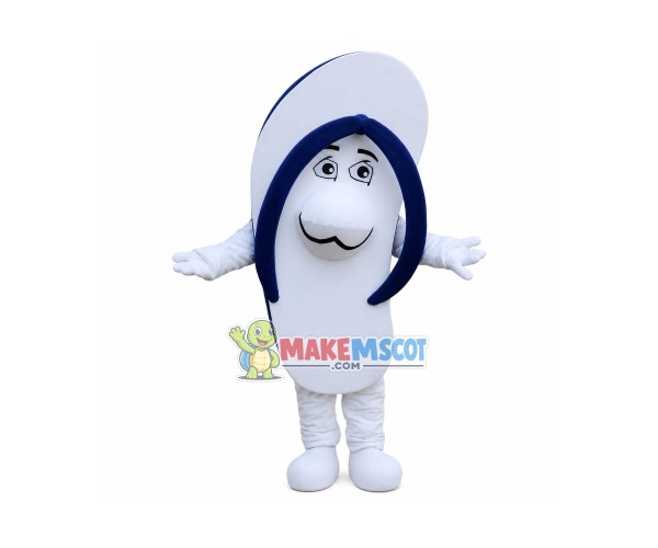 Blue Slipper Mascot Costume