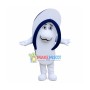 Blue Slipper Mascot Costume