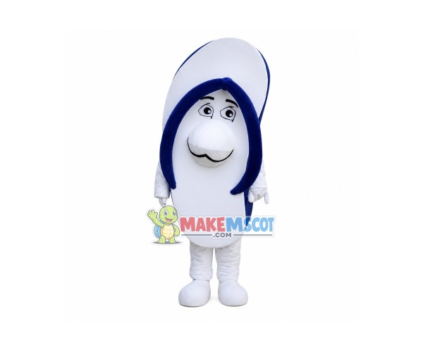 Blue Slipper Mascot Costume