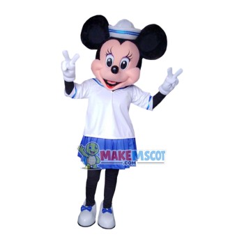 Mouse Clubhouse Sailor Miss Mouse Minnie Mascot Costume Mouse Clubhouse Sailor Miss Mouse Minnie Mascot Costume
