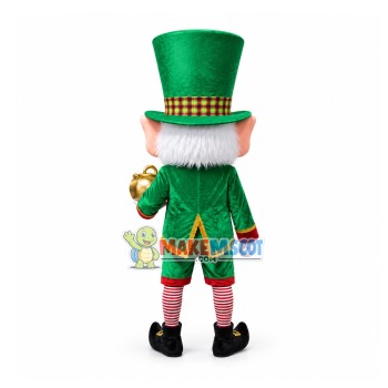 Leprechaun Irish Man Mascot Costume