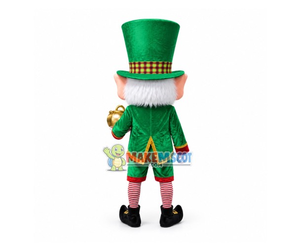 Leprechaun Irish Man Mascot Costume Leprechaun Irish Man Mascot Costume