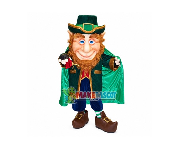 Leprechaun Elf Mascot Costume Leprechaun Elf Mascot Costume