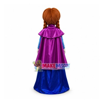 Frozen Princess Anna Mascot Costume Frozen Princess Anna Mascot Costume