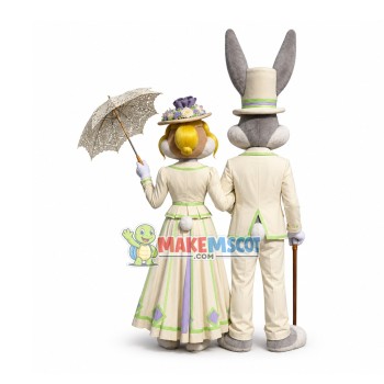 Bugs Bunny & Lola Bunny Mascot Costume