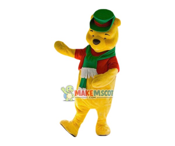 Superb Christmas Winnie The Pooh Mascot Costume Superb Christmas Winnie The Pooh Mascot Costume