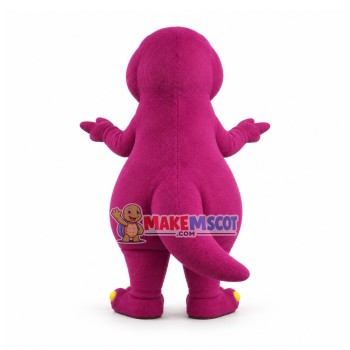 Barney Dinosaur Adult Mascot Costume Barney Dinosaur Adult Mascot Costume
