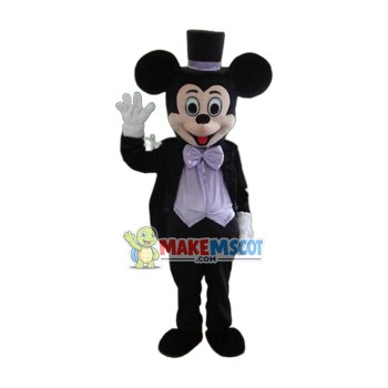 Blue Handsome Mickey Mascot Costume Blue Handsome Mickey Mascot Costume
