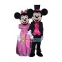 Lovely Mickey & Minnie Wedding Mascot Costume