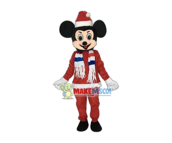 Christmas Mickey Mascot Costume Christmas Mickey Mascot Costume