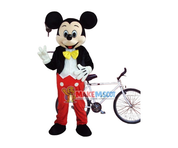Lovely Mickey Mouse Mascot Costume