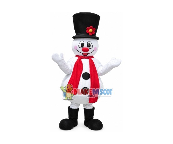 Lovely Christmas Snowman Mascot Costume Lovely Christmas Snowman Mascot Costume
