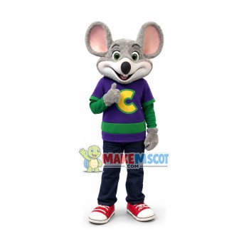 Chuck E. Cheese Mascot Costume ( US IN STOCK ) Chuck E. Cheese Mascot Costume ( US IN STOCK )
