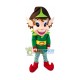 Christmas Elf Santa Claus Helper Mascot Costume Christmas Elf Santa Claus Helper Mascot Costume