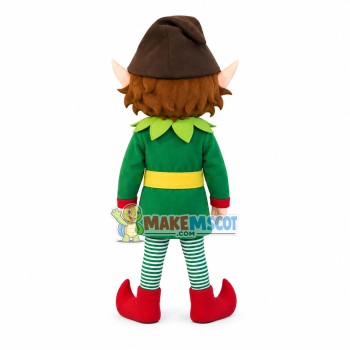 Christmas Elf Santa Claus Helper Mascot Costume Christmas Elf Santa Claus Helper Mascot Costume