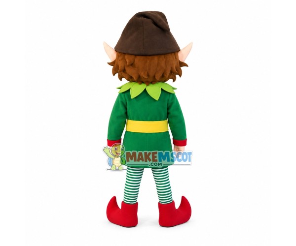 Christmas Elf Santa Claus Helper Mascot Costume Christmas Elf Santa Claus Helper Mascot Costume