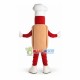Chef Hot Dog Mascot Costume Chef Hot Dog Mascot Costume