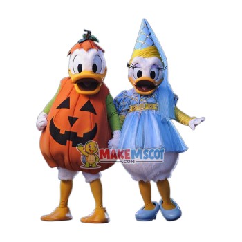 Donald Duck And Daisy Mascot Costume Donald Duck And Daisy Mascot Costume
