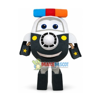 Super Wings Paul Mascot Costume Super Wings Paul Mascot Costume