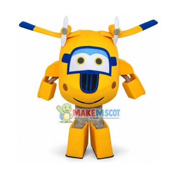 Super Wings Donnie Mascot Costume Super Wings Donnie Mascot Costume
