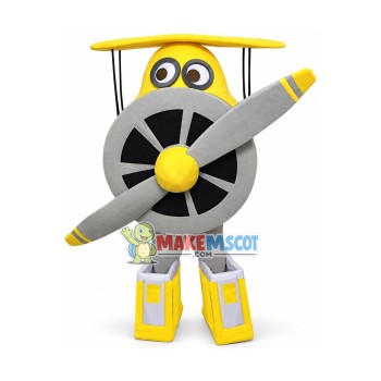 Super Wings Grand Albert Mascot Costume Super Wings Grand Albert Mascot Costume