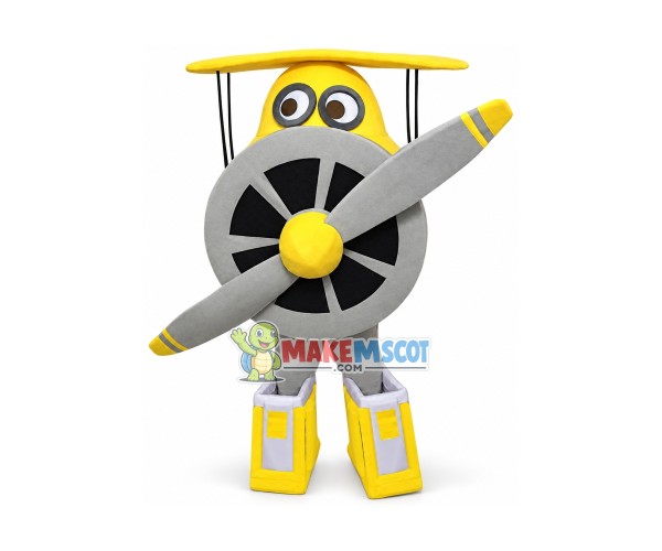 Super Wings Grand Albert Mascot Costume Super Wings Grand Albert Mascot Costume