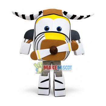 Super Wings Bello Mascot Costume Super Wings Bello Mascot Costume