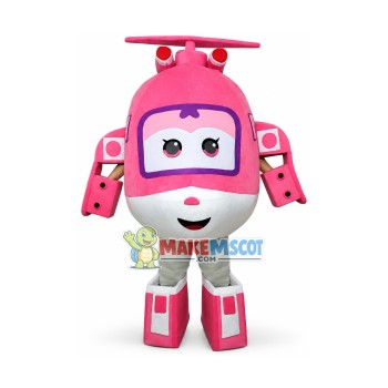 Super Wings Dizzy Mascot Costume Super Wings Dizzy Mascot Costume