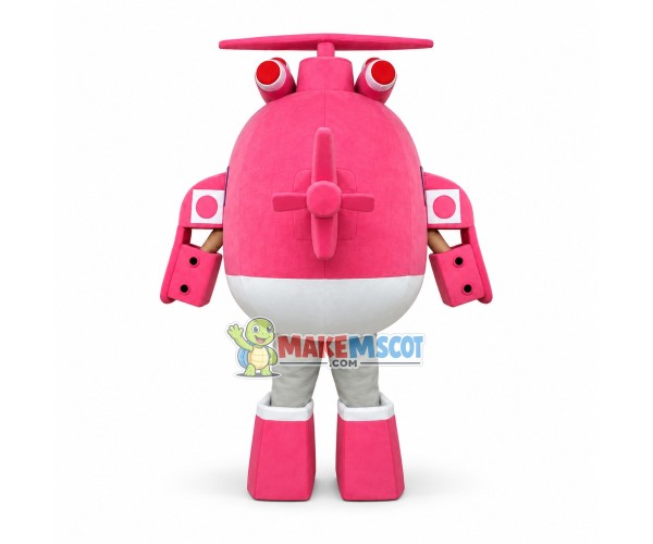 Super Wings Dizzy Mascot Costume Super Wings Dizzy Mascot Costume