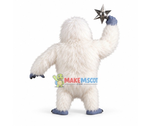 Abominable Snow Monster Yeti Mascot Costume Abominable Snow Monster Yeti Mascot Costume
