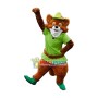 Robin Hood Fox Mascot Costume
