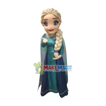 Superb Frozen Elsa Mascot Costume