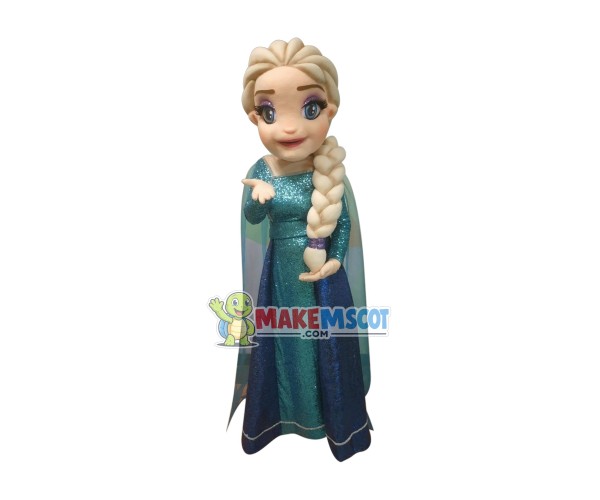 Superb Frozen Elsa Mascot Costume Superb Frozen Elsa Mascot Costume