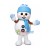 Blue Christmas Snowman Mascot Costume