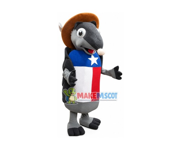 Texas Armadillo Mascot Costume