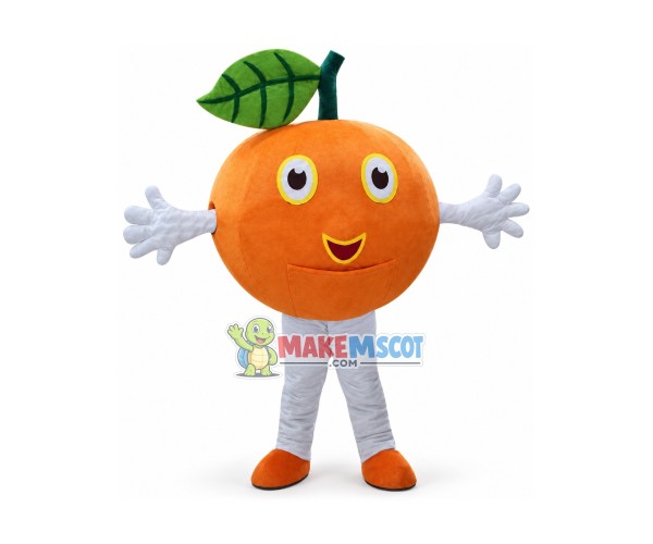 Affordable Orange Fruit Mascot Costume Affordable Orange Fruit Mascot Costume
