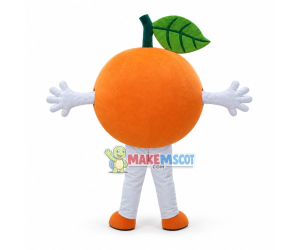 Affordable Orange Fruit Mascot Costume Affordable Orange Fruit Mascot Costume