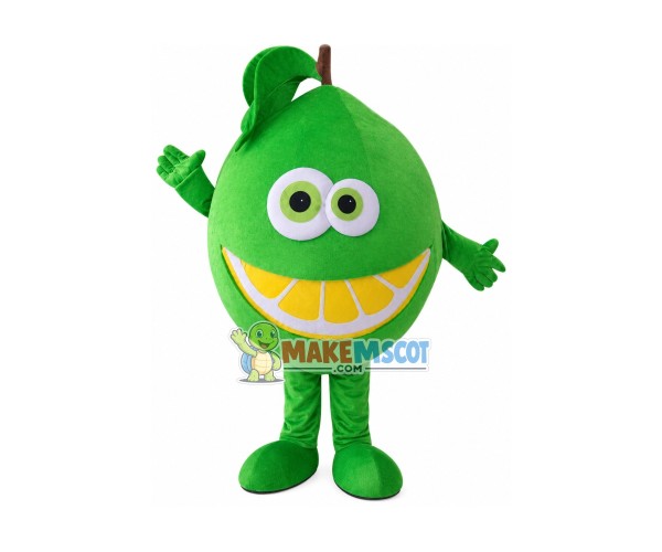 Green Orange Mascot Costume