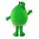 Green Orange Mascot Costume Green Orange Mascot Costume