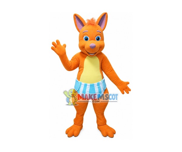 Kip Animal Wallaby Mascot Costume Kip Animal Wallaby Mascot Costume