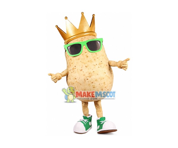 Potato King Mascot Costume