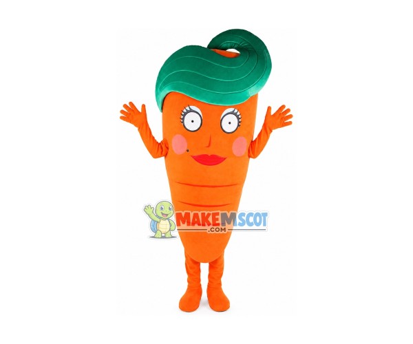Funny Carrot Mascot Costume Funny Carrot Mascot Costume