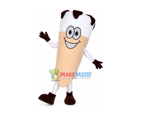 Cornetto Ice Cream Mascot Costume Cornetto Ice Cream Mascot Costume