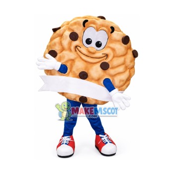 Happy Cookie Mascot Costume Happy Cookie Mascot Costume