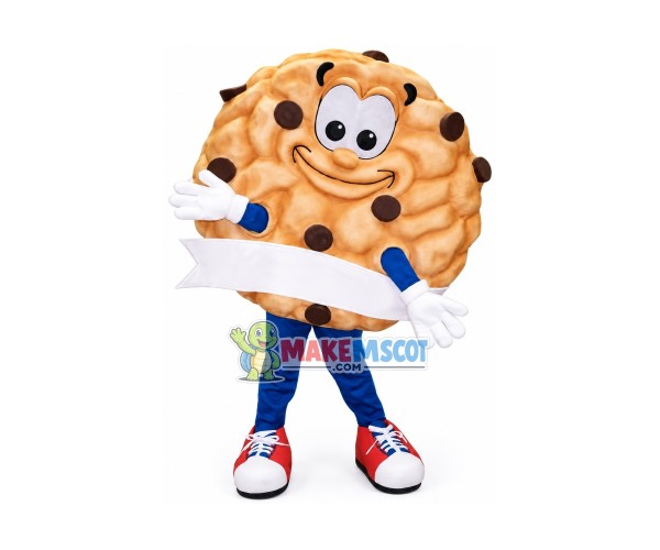 Happy Cookie Mascot Costume Happy Cookie Mascot Costume