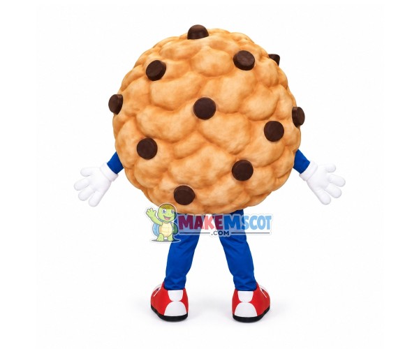 Happy Cookie Mascot Costume Happy Cookie Mascot Costume