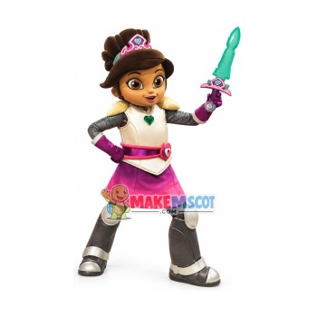 Nella the Princess Knight Mascot Costume
