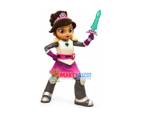 Nella the Princess Knight Mascot Costume Nella the Princess Knight Mascot Costume