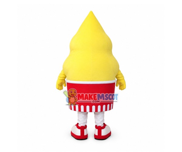 Superb Happy Ice Cream Mascot Costume Superb Happy Ice Cream Mascot Costume