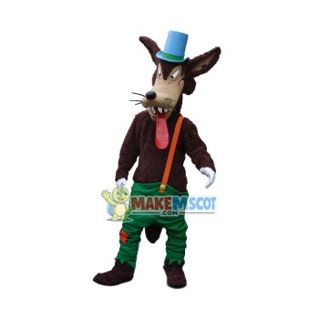 Big Bad Wolf Mascot Costume Big Bad Wolf Mascot Costume